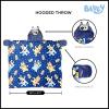 Northwest BBC Studios Bluey Throw Blanket, Wearable Hooded 3D Sculpted Silk Touch Throw, 40″x50″(Bouncy About)