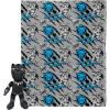 Northwest Bluey Character Hugger Pillow & Silk Touch Throw Blanket Set, 40″ x 50″, Hooray(Black Panther – Panther Claws)
