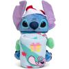 Northwest Bluey Character Hugger Pillow & Silk Touch Throw Blanket Set, 40″ x 50″, Hooray(Lilo & Stitch Holiday Jammies)