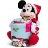 Northwest Bluey Character Hugger Pillow & Silk Touch Throw Blanket Set, 40″ x 50″, Hooray(Mickey Mouse Holiday Joy)
