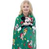 Northwest Bluey Character Hugger Pillow & Silk Touch Throw Blanket Set, 40″ x 50″, Hooray(Mickey Mouse Jolly Buddies)