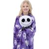 Northwest Bluey Character Hugger Pillow & Silk Touch Throw Blanket Set, 40″ x 50″, Hooray(Nightmare Before Christmas – Nightmare Friends)