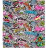 Northwest Bluey Character Hugger Pillow & Silk Touch Throw Blanket Set, 40″ x 50″, Hooray(Ninja Turtles – Sketched Out)