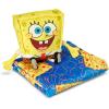 Northwest Bluey Character Hugger Pillow & Silk Touch Throw Blanket Set, 40″ x 50″, Hooray(Spongebob – Smiling)