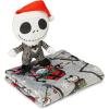 Northwest Bluey Character Hugger Pillow & Silk Touch Throw Blanket Set, 40″ x 50″, Hooray(The Nightmare Before Christmas Freaky Festivities)