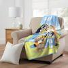 Northwest Bluey Micro Raschel Throw Blanket, 46″ x 60″, Family Photo(Family Photo)