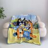 Northwest Bluey Micro Raschel Throw Blanket, 46″ x 60″, Family Photo(Family Photo)