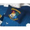 Saturday Park Bluey and Bingo Rainbow Clouds Twin Duvet Cover & Sham Set – 2 Piece 100% Organic Cotton Duvet Set – GOTS & Oeko-TEX Certified(Blue – Harry Potter)