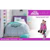 Saturday Park Bluey and Bingo Rainbow Clouds Twin Duvet Cover & Sham Set – 2 Piece 100% Organic Cotton Duvet Set – GOTS & Oeko-TEX Certified(Teal – Lay Lay)
