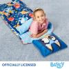 Silk Touch Sherpa Slumber Bag for Boys and Girls, Sleeping Bag with Zipper, 27 x 56 inches(Bluey B for Balloon w/ Pillow)