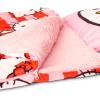 Silk Touch Sherpa Slumber Bag for Boys and Girls, Sleeping Bag with Zipper, 27 x 56 inches(Hello Kitty Bow Friendly w/ Pillow)