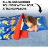 Silk Touch Sherpa Slumber Bag for Boys and Girls, Sleeping Bag with Zipper, 27 x 56 inches(Pokemon Bring the Battle w/ Pillow)