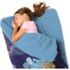 Silk Touch Sherpa Slumber Bag for Boys and Girls, Sleeping Bag with Zipper, 27 x 56 inches(Slumber Pups)