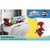 Sunny Side Up Bluey & Bingo (Pack of 2) Reversible Pillowcases – Double Sided Pillow Covers – Kids Super Soft Bedding(Multi – Spidey & Friends)