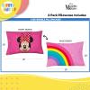 Sunny Side Up Bluey & Bingo (Pack of 2) Reversible Pillowcases – Double Sided Pillow Covers – Kids Super Soft Bedding(Pink – Minnie Mouse)