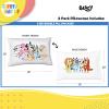 Sunny Side Up Bluey & Bingo (Pack of 2) Reversible Pillowcases – Double Sided Pillow Covers – Kids Super Soft Bedding(White – Bluey)