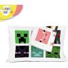 Sunny Side Up Bluey & Bingo (Pack of 2) Reversible Pillowcases – Double Sided Pillow Covers – Kids Super Soft Bedding(White – Minecraft)