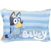Jay Franco Bluey Hello 1 Single Reversible Pillowcase – Double-Sided Kids Super Soft Bedding (Official Bluey Product)(Blue – Bluey)