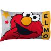Jay Franco Bluey & Bingo 1 Single Reversible Pillowcase – Double-Sided Kids Super Soft Bedding (Official Bluey Product)(Gray – Sesame Street)