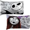 Jay Franco Bluey & Bingo 1 Single Reversible Pillowcase – Double-Sided Kids Super Soft Bedding (Official Bluey Product)(Nightmare Before Christmas)