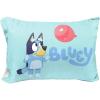 Jay Franco Bluey & Bingo 1 Single Reversible Pillowcase – Double-Sided Kids Super Soft Bedding (Official Bluey Product)(Teal – Bluey)