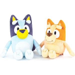 Bluey & Bingo Plush Pillow Buddy Set – Super Soft Character Pillows – Polyester Microfiber, 12 inches(Multi – Bluey & Bingo)