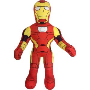 Bluey & Bingo Plush Pillow Buddy Set – Super Soft Character Pillows – Polyester Microfiber, 12 inches(Red – Iron Man)