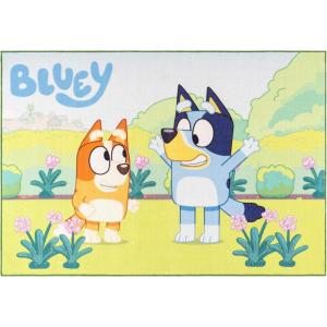 Gertmenian Bluey Indoor Area Rug – 4×6 Large, Non-Slip, Ideal for Children in Bedroom, Game Room, Classroom, Nursery or Play Area – Bluey Playtime Friends, Multi, 25803(Bluey Playtime Friends)