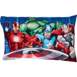 Jay Franco Bluey & Bingo 1 Single Reversible Pillowcase – Double-Sided Kids Super Soft Bedding (Official Bluey Product)(Multicolor – Avengers Assemble)