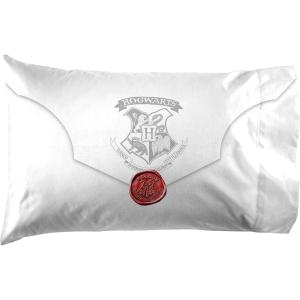 Jay Franco Bluey & Bingo 1 Single Reversible Pillowcase – Double-Sided Kids Super Soft Bedding (Official Bluey Product)(White – Harry Potter)