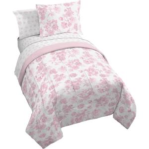 Jay Franco Kids Comforter Set Includes Sheets and Pillow Covers – Soft and Cozy Bed Set for Stylish Room Decor, Blue – Bluey & Bingo, 5 Piece Twin(Multi – Hello Kitty)