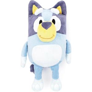 Jay Franco Plusg Pillow Buddy Super Soft Polyester Microfiber | Bluey 19 Inches(Blue – Bluey)