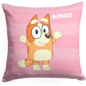 NORTHWEST Bluey Pillow, 18″ x 18″, Roll Call Bluey(Roll Call Bingo)