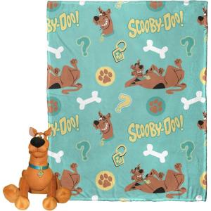 Northwest Bluey Character Hugger Pillow & Silk Touch Throw Blanket Set, 40″ x 50″, Hooray(Scooby Doo – Ruh Roh)