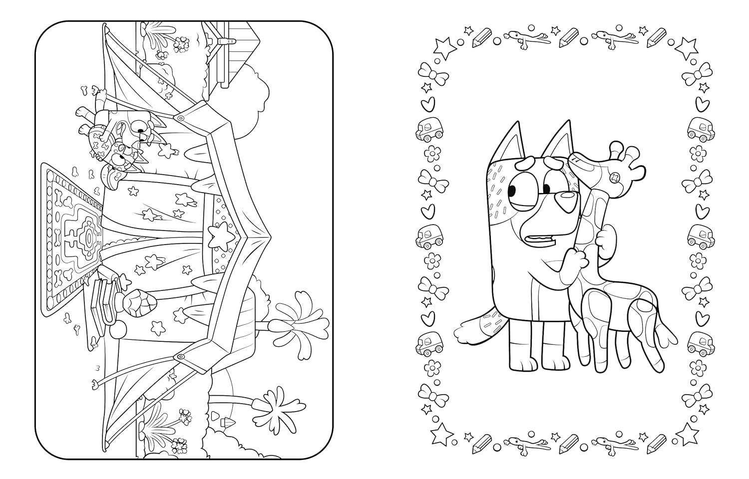 imageBluey Fun and Games A Coloring Book