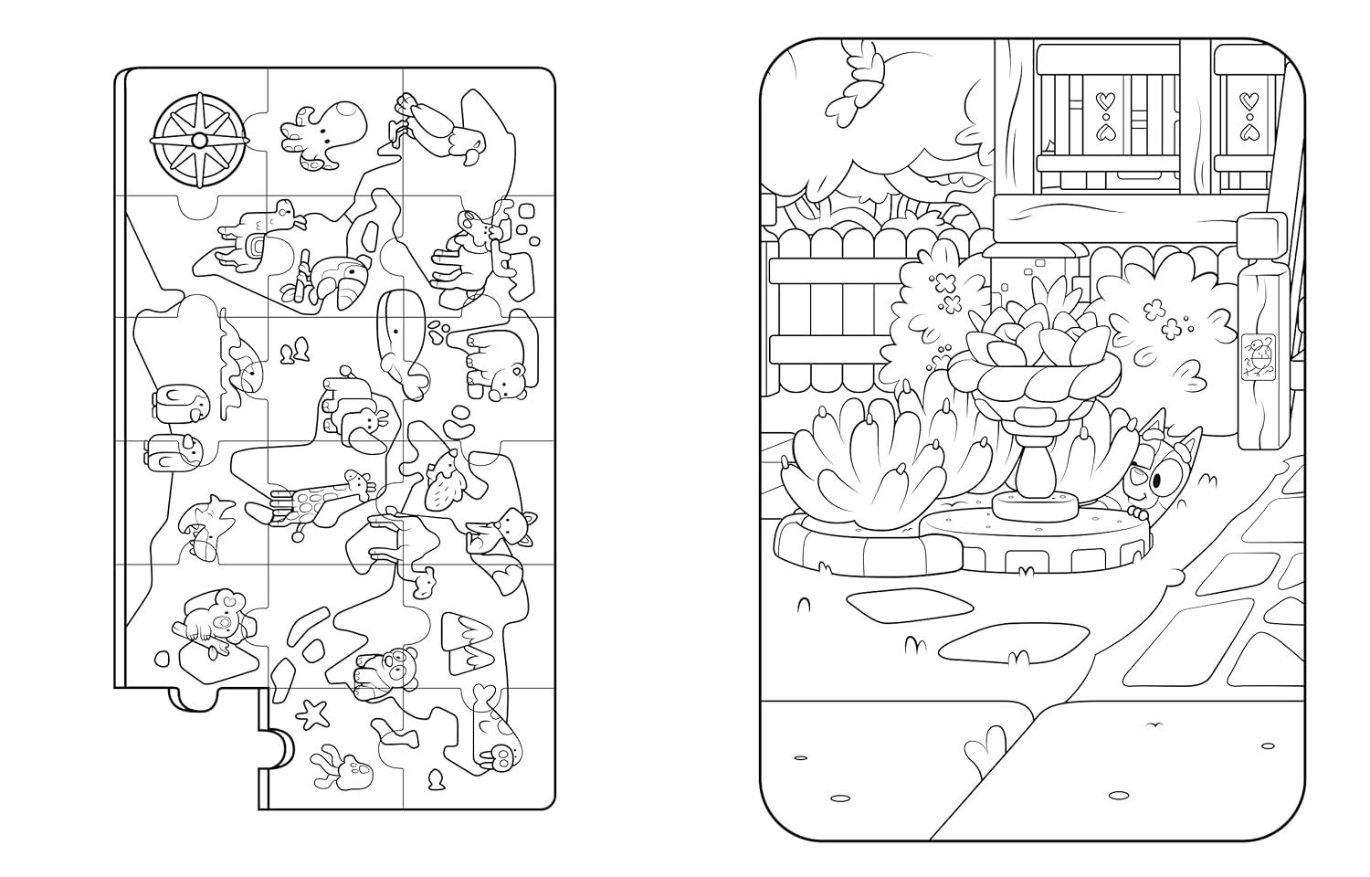 imageBluey Fun and Games A Coloring Book