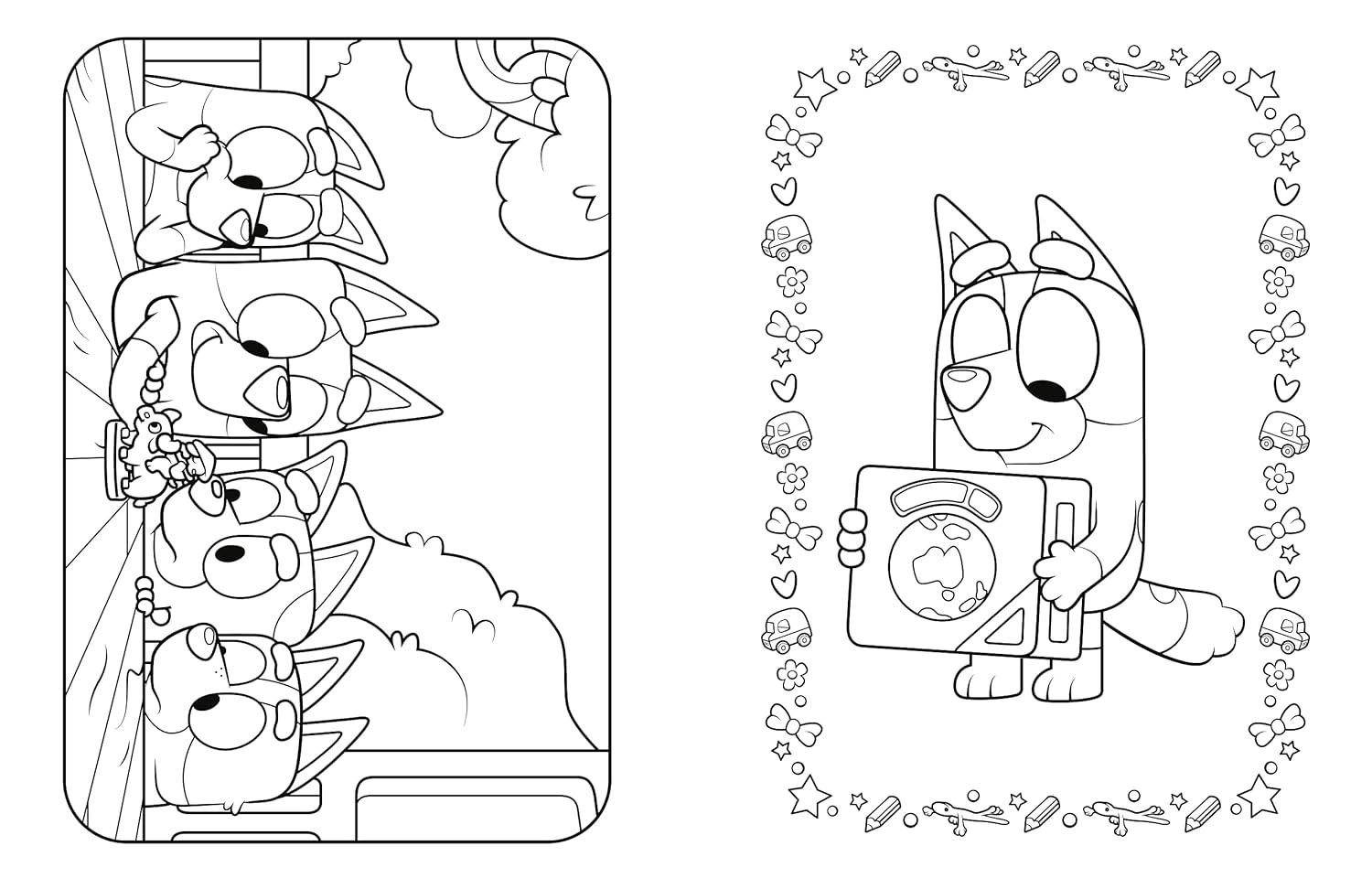 imageBluey Fun and Games A Coloring Book