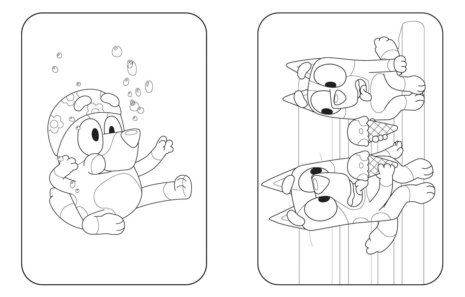 imageBluey Merry Christmas A Coloring Book