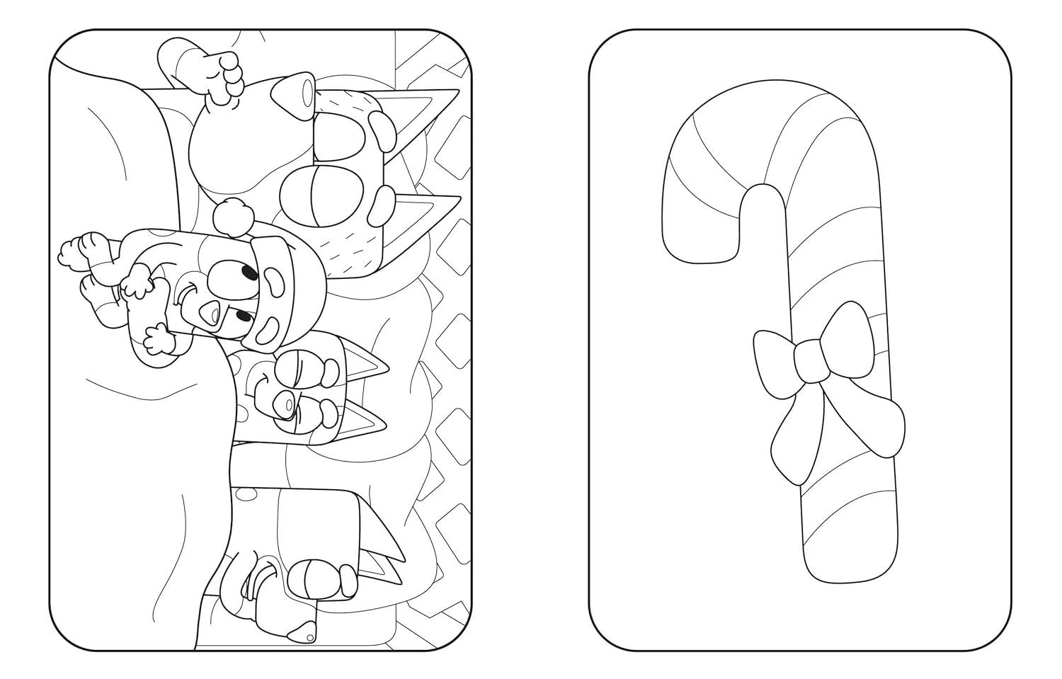imageBluey Merry Christmas A Coloring Book