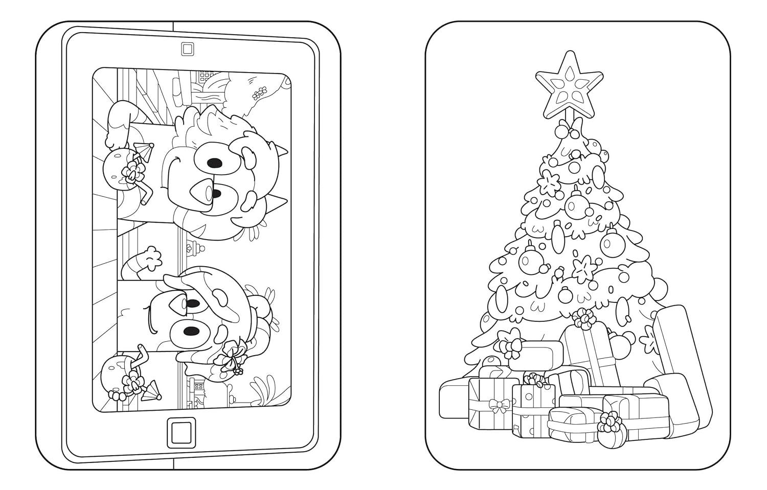 imageBluey Merry Christmas A Coloring Book
