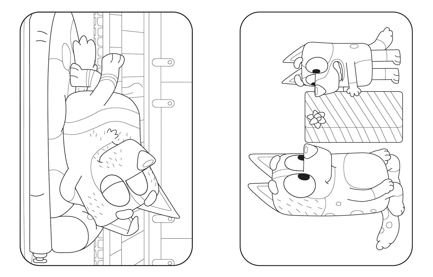 imageBluey Merry Christmas A Coloring Book