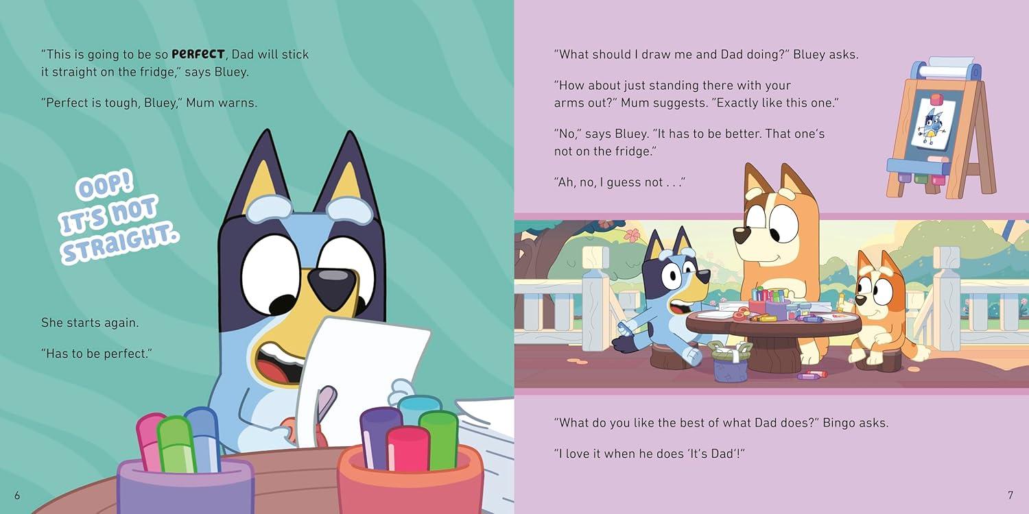 imageBluey Perfect With a WipeClean Card for Drawing