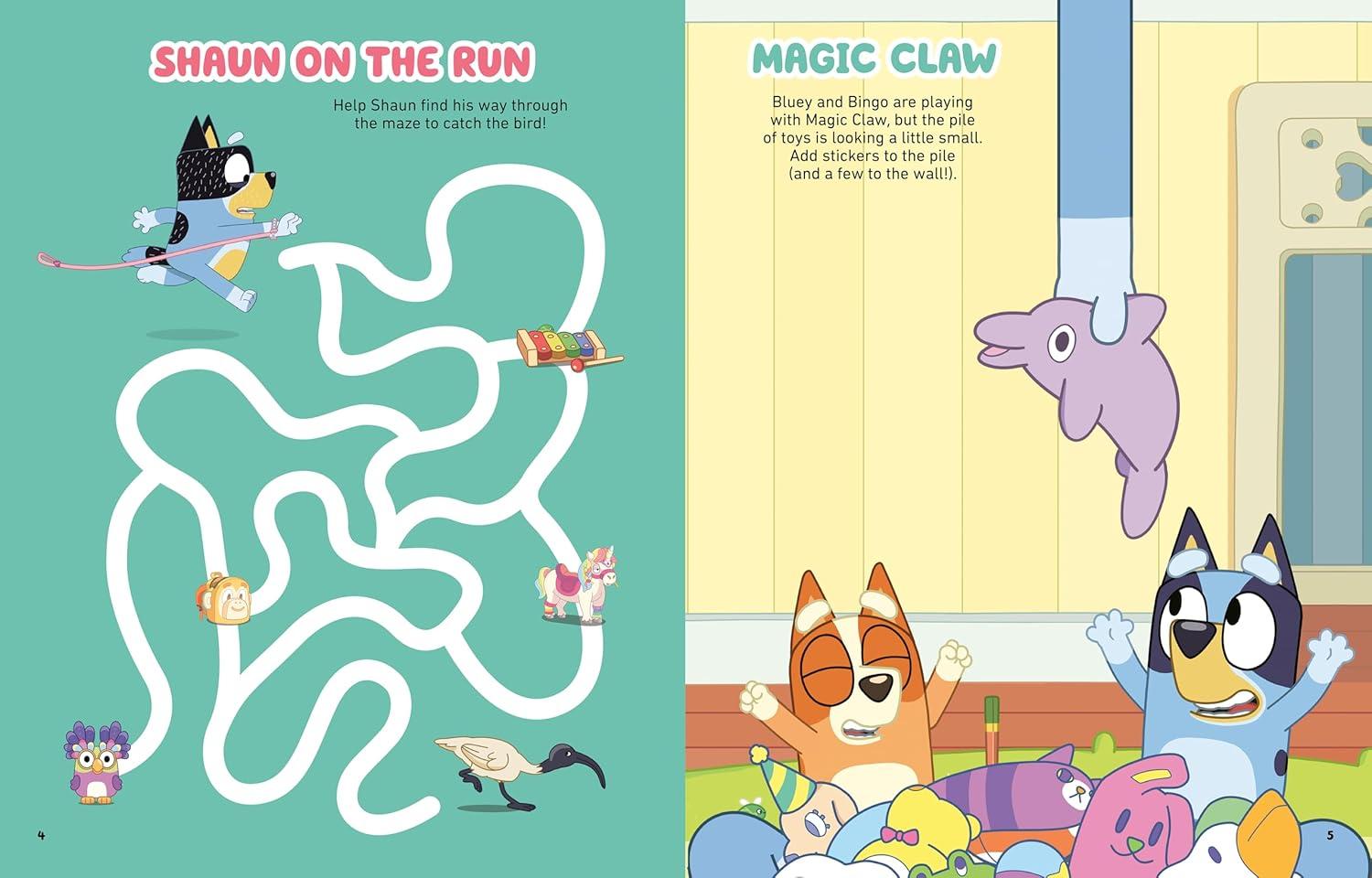 imageBluey Time to Play A Sticker amp Activity Book