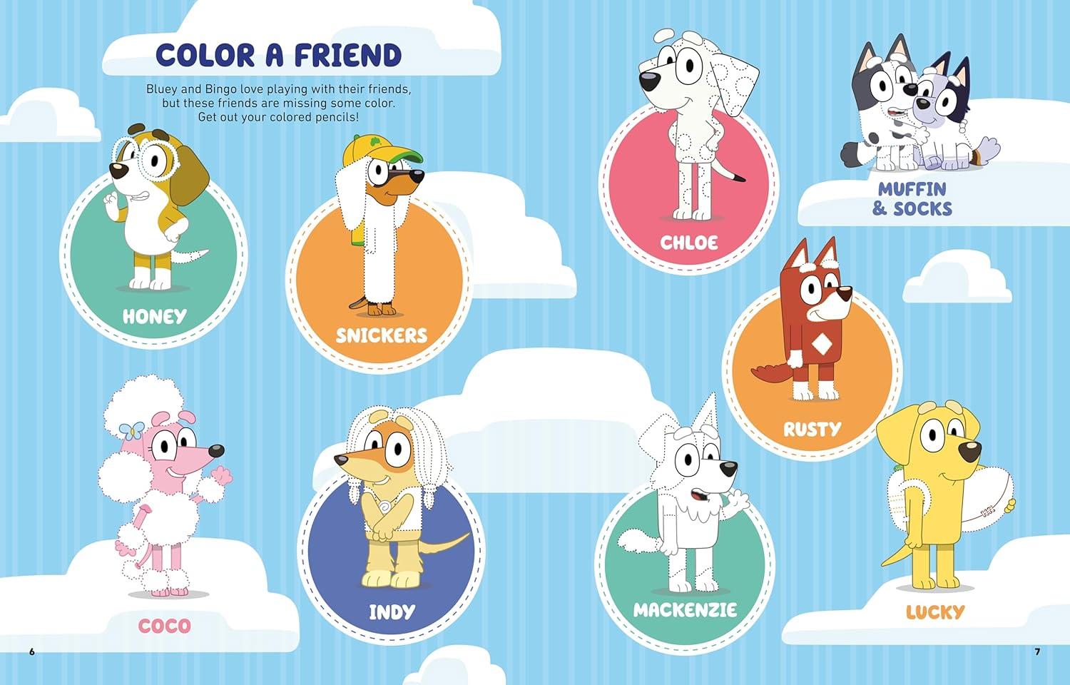 imageBluey Time to Play A Sticker amp Activity Book