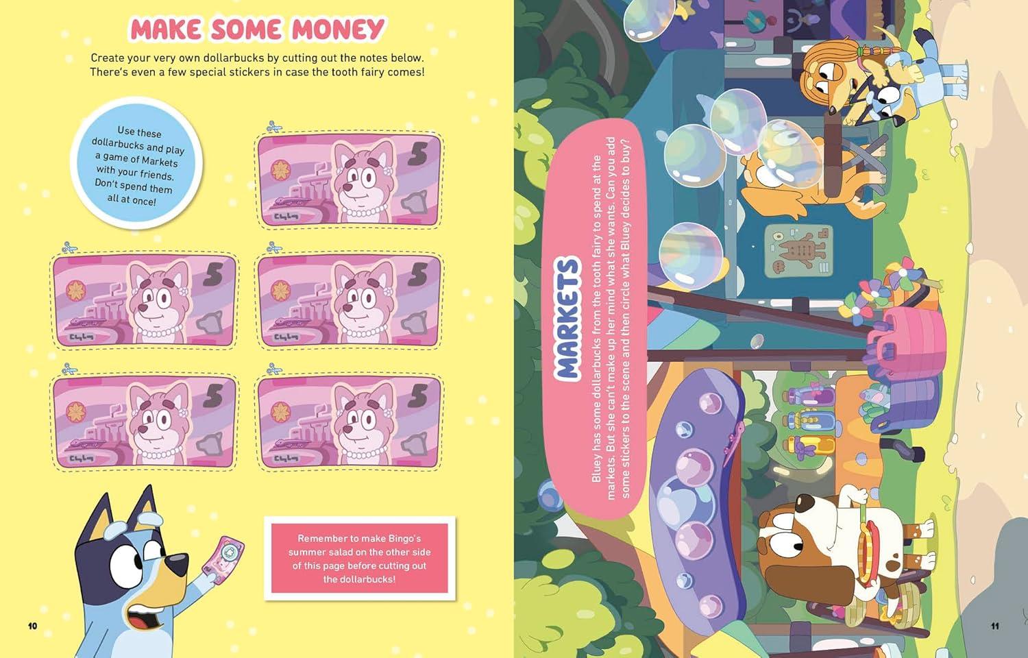 imageBluey and Friends A Sticker amp Activity Book