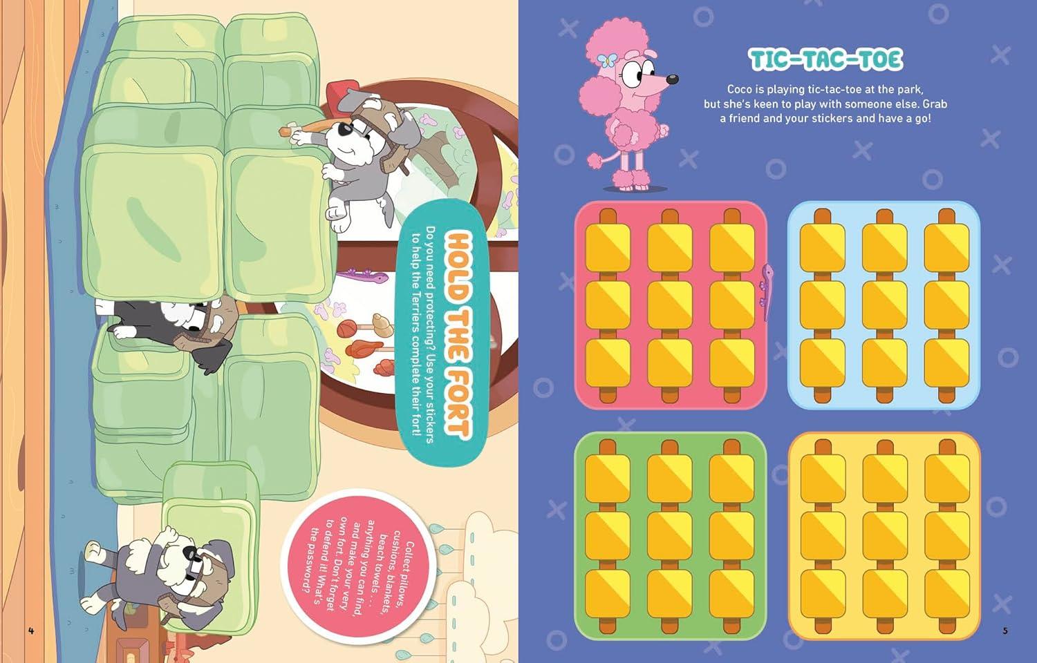 imageBluey and Friends A Sticker amp Activity Book