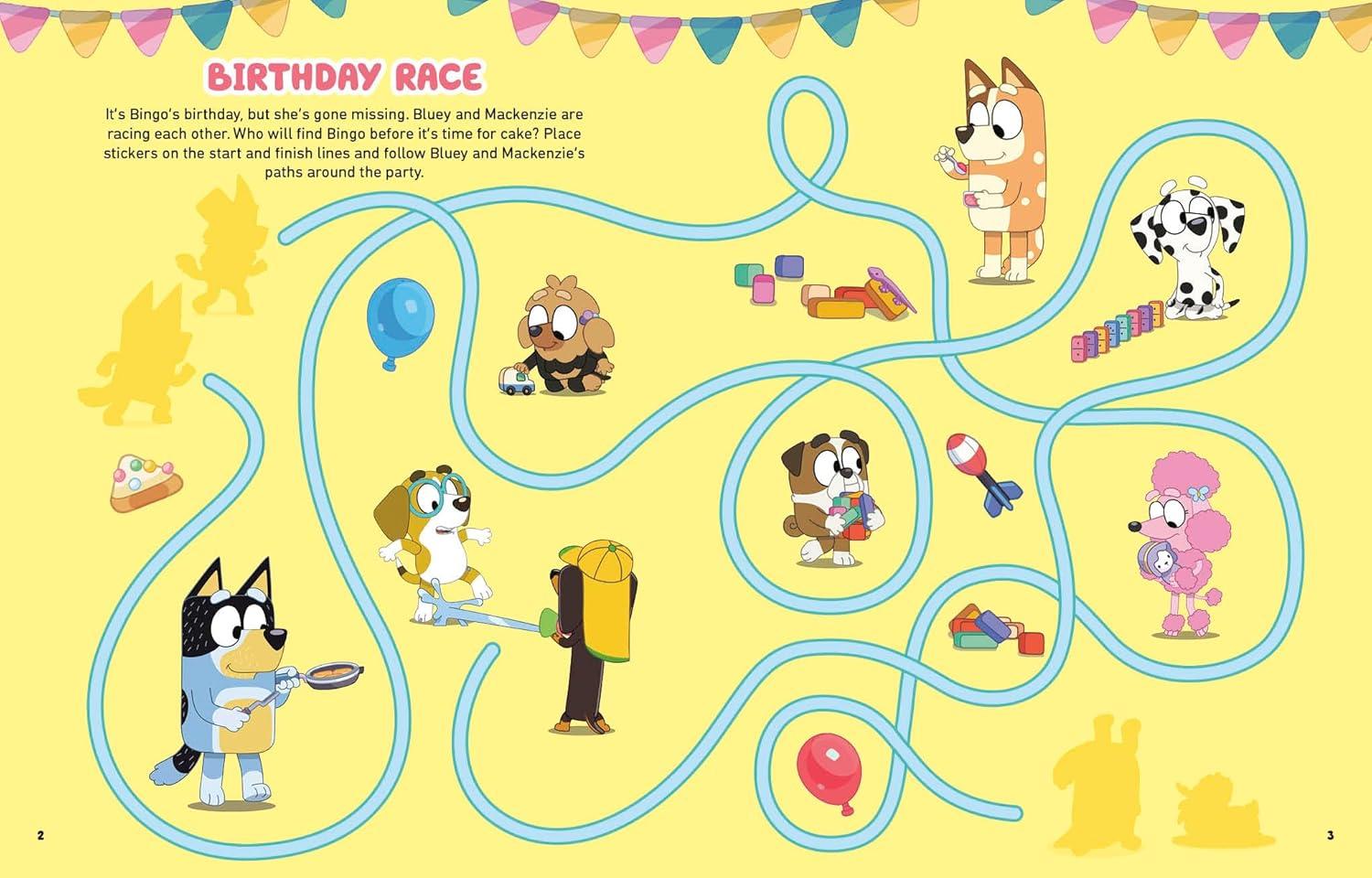 imageBluey and Friends A Sticker amp Activity Book