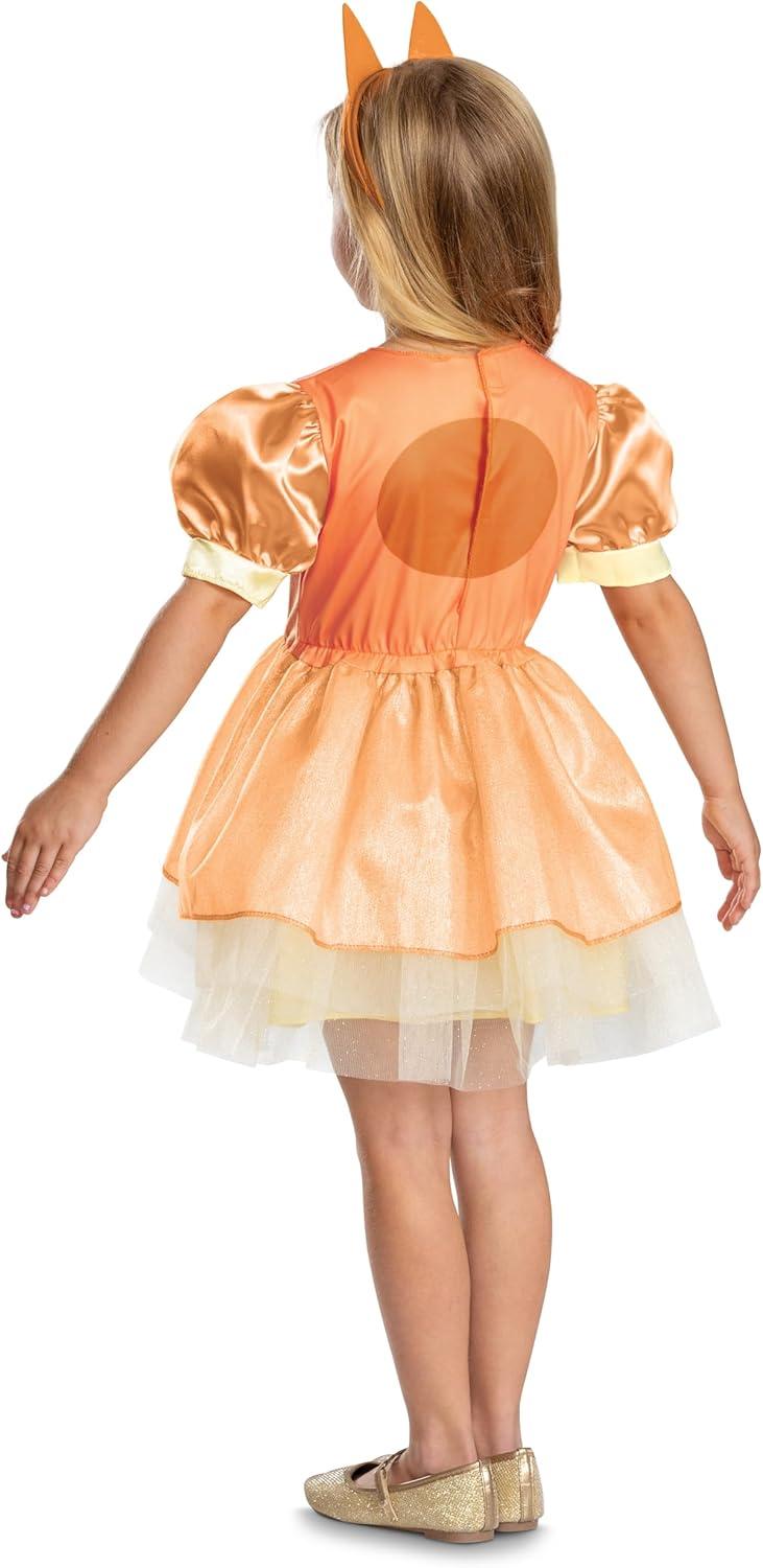 imageDisguise babygirls Bingo Skirt Costume for Kids Official Bluey Character Outfit With Dress and HeadbandBingo