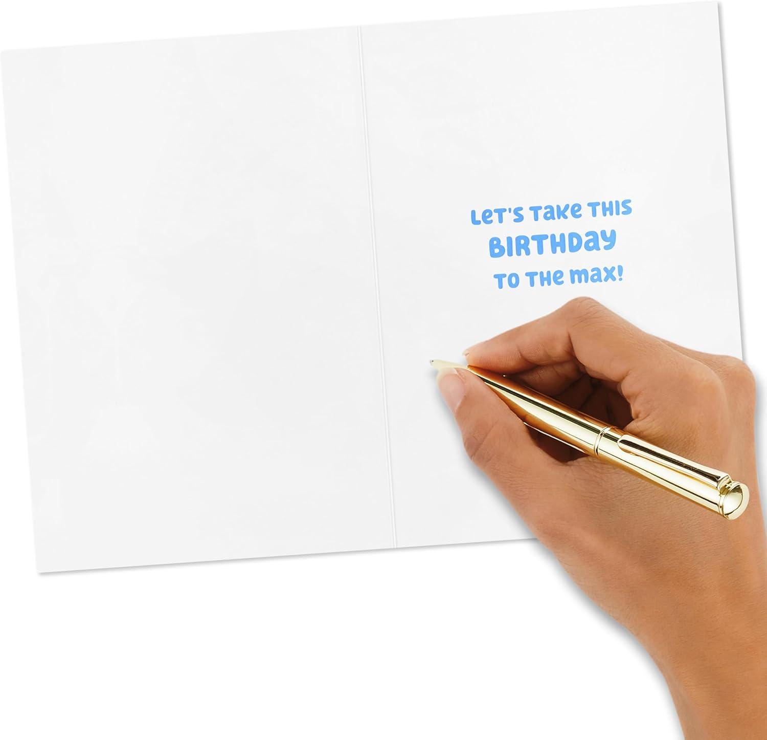 imageHallmark Bluey Kids Birthday Card Assortment 16 Cards with Envelopes Unicorn Dance Mode HoorayUnicorn  Dance Mode  Hooray