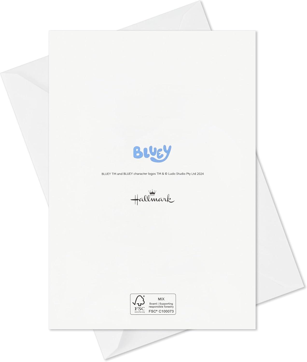 imageHallmark Bluey Kids Birthday Card Assortment 16 Cards with Envelopes Unicorn Dance Mode HoorayUnicorn  Dance Mode  Hooray